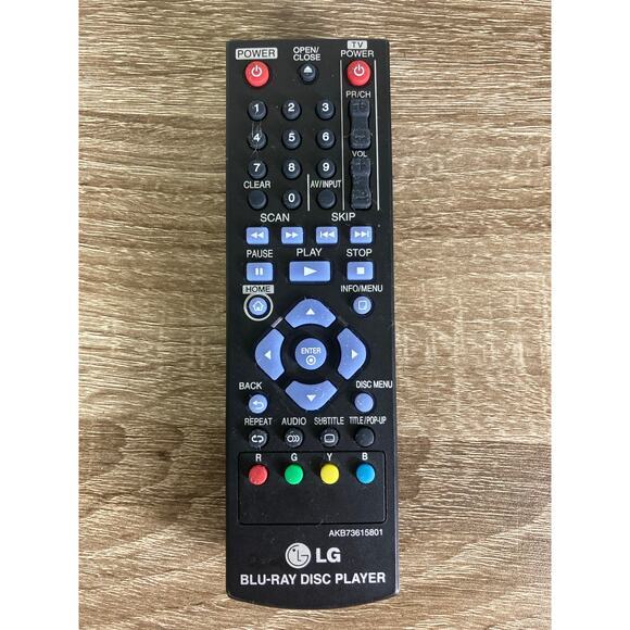LG Remote Control for Blu-Ray Disc Player BP125 BP200 BP220 BP320 - Picture 4 of 12